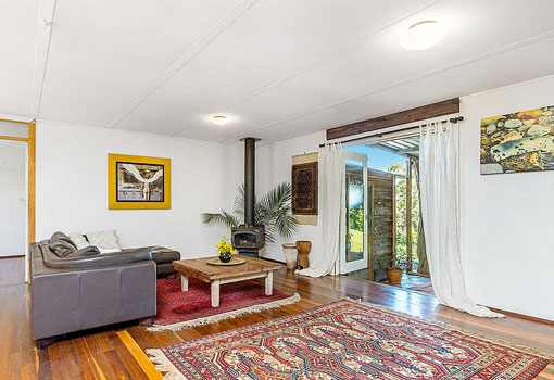 204 Eureka Road fireplace